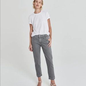 AG Goldschmied The Ex-Boyfriend Slim Slouchy Slim Gray